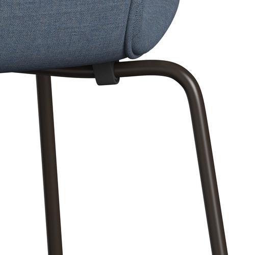 Fritz Hansen 3107 Židle plné čalounění, Brown Bronze/Remix Grey (REM733)