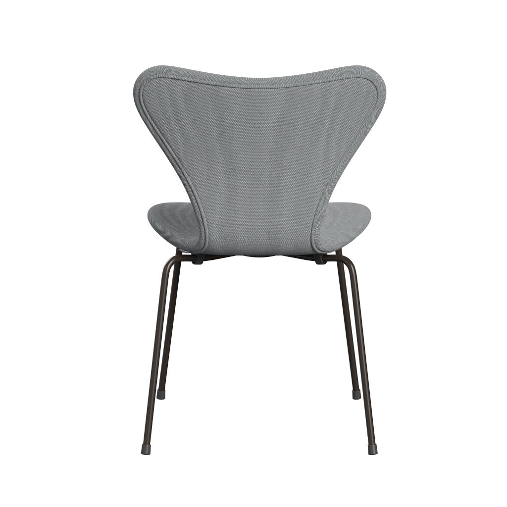 Fritz Hansen 3107 Chair Full Upholstery, Brown Bronze/Steelcut Trio Beige