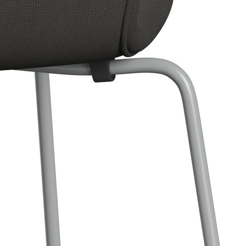 Fritz Hansen 3107 Chair Full Upholstery, Nine Grey/Fame Brown (F61060)