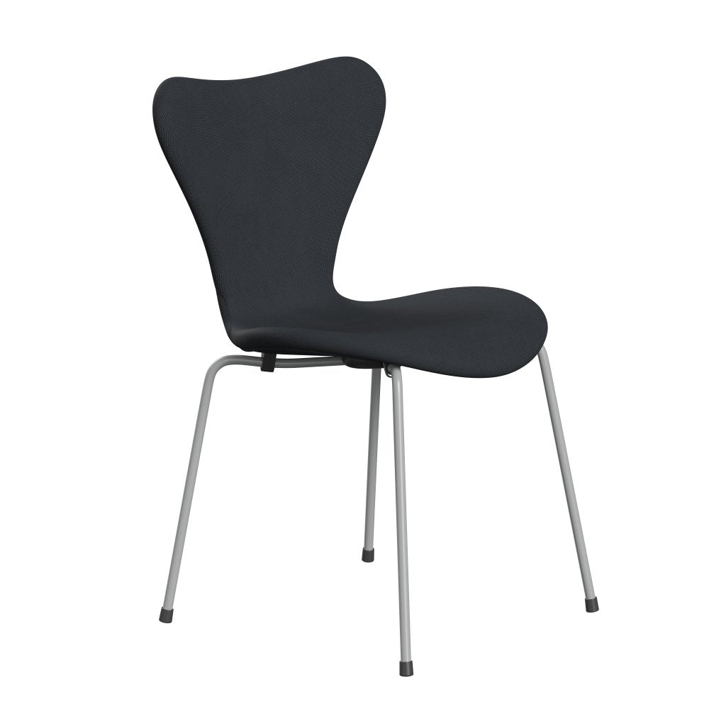 Fritz Hansen 3107 Židle plné čalounění, devět šedá/sláva šedá (F60003)