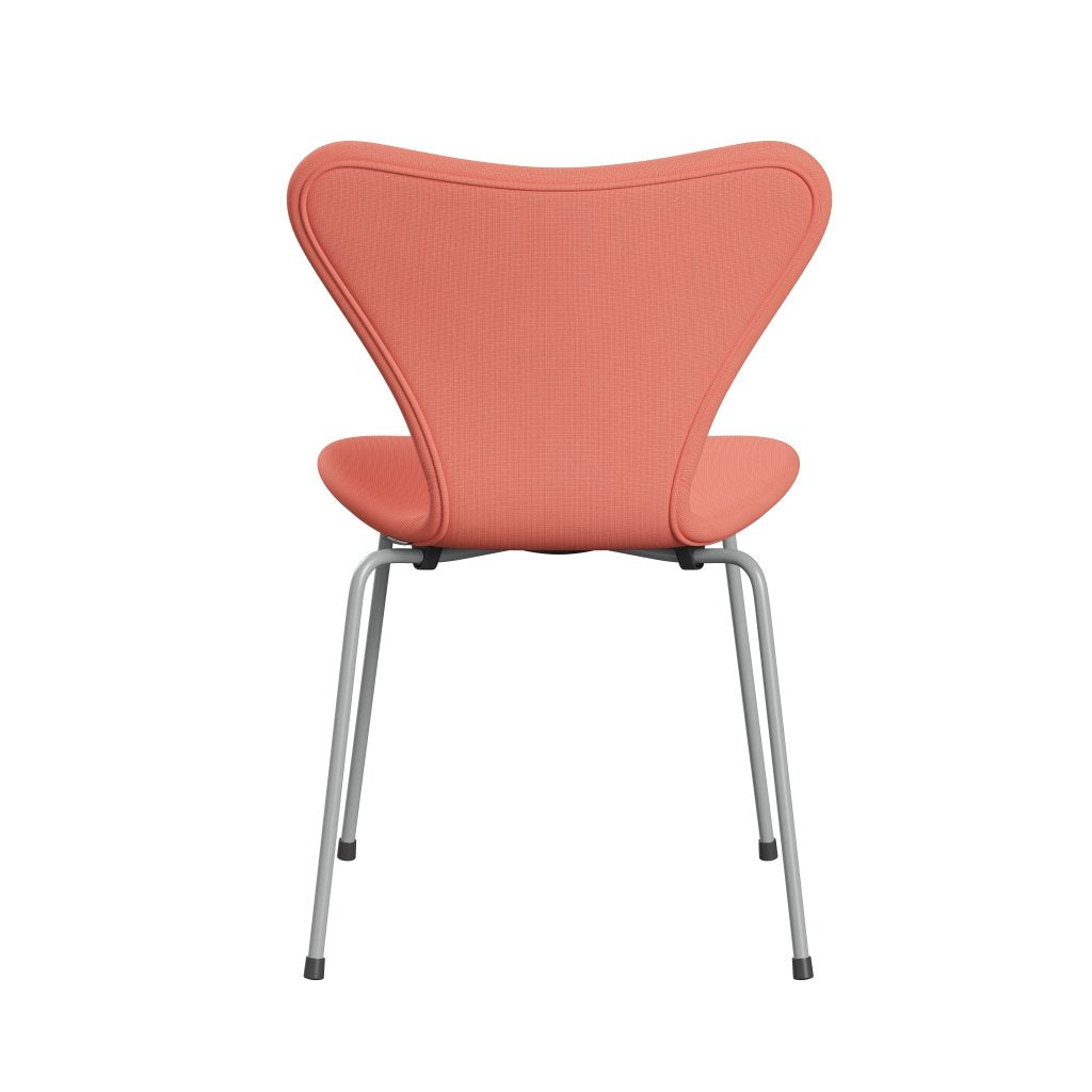 Fritz Hansen 3107 Chair Full Upholstery, Nine Grey/Fame Pink Light