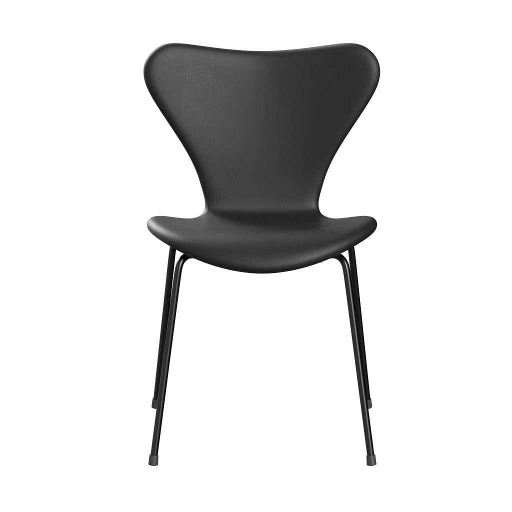 Fritz Hansen 3107 židle plné čalounění, černá/základní černá