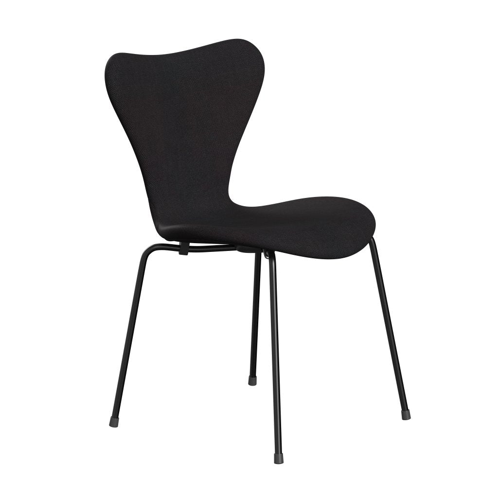 Fritz Hansen 3107 židle plné čalounění, Black/Sunniva 2 Black (SV683)