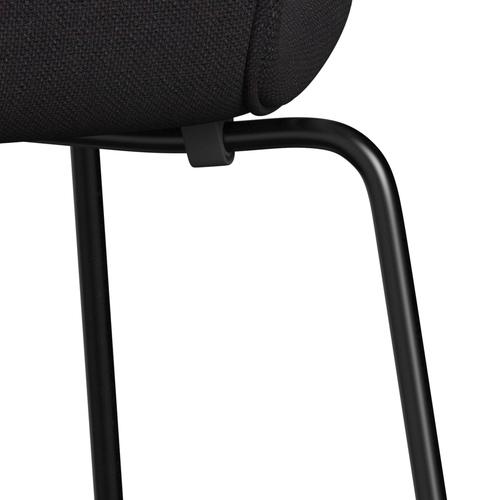 Fritz Hansen 3107 židle plné čalounění, Black/Sunniva 2 Black (SV683)