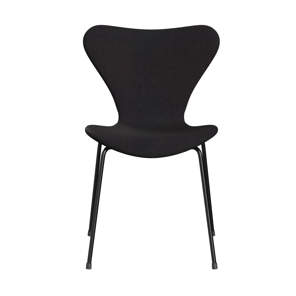 Fritz Hansen 3107 židle plné čalounění, Black/Sunniva 2 Black (SV683)