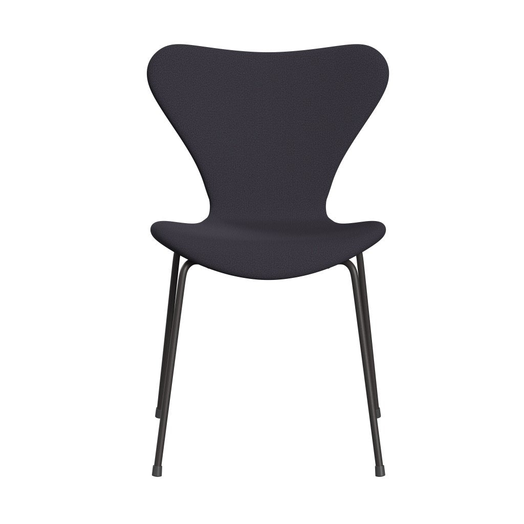 Fritz Hansen 3107 Chair Full Upholstery, Warm Graphite/Capture Blue Charcoal