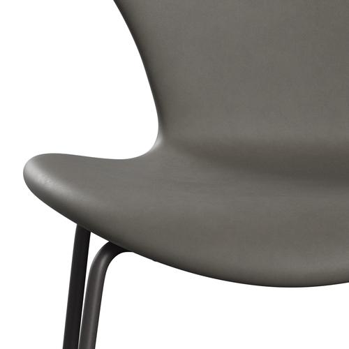 Fritz Hansen 3107 Chair Full Upholstery, Warm Graphite/Essential Lava