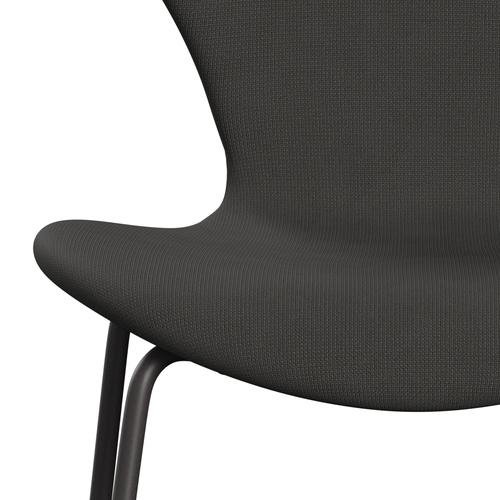 Fritz Hansen 3107 židle plné čalounění, teplý grafit/sláva Brown (F61060)