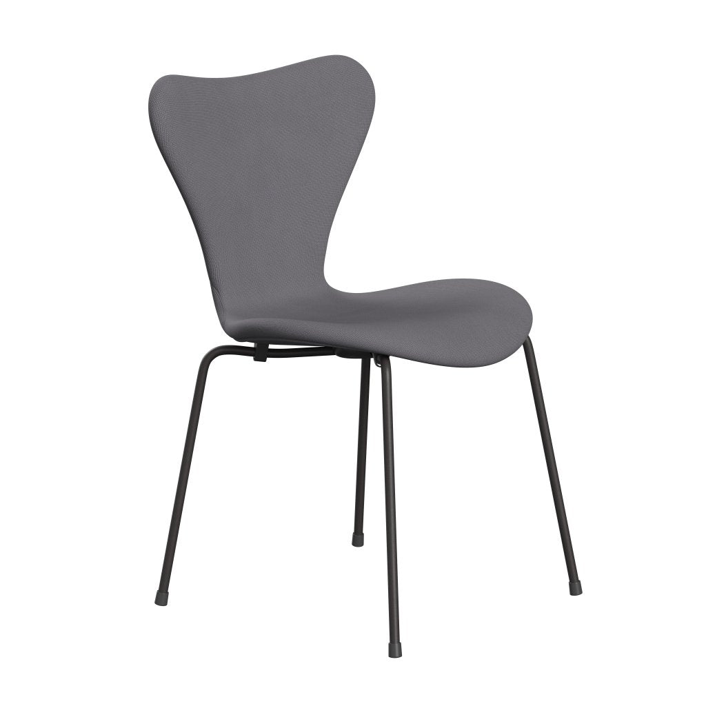 Fritz Hansen 3107 židle plné čalounění, teplý grafit/sláva šedá (F60078)