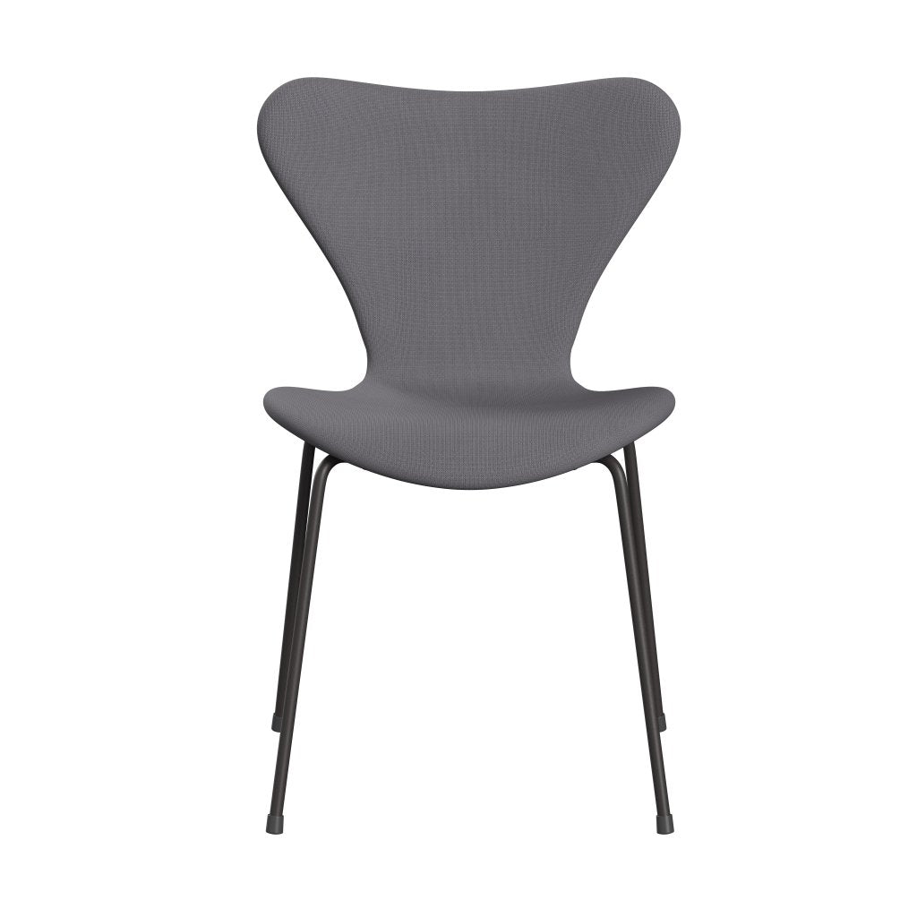 Fritz Hansen 3107 židle plné čalounění, teplý grafit/sláva šedá (F60078)