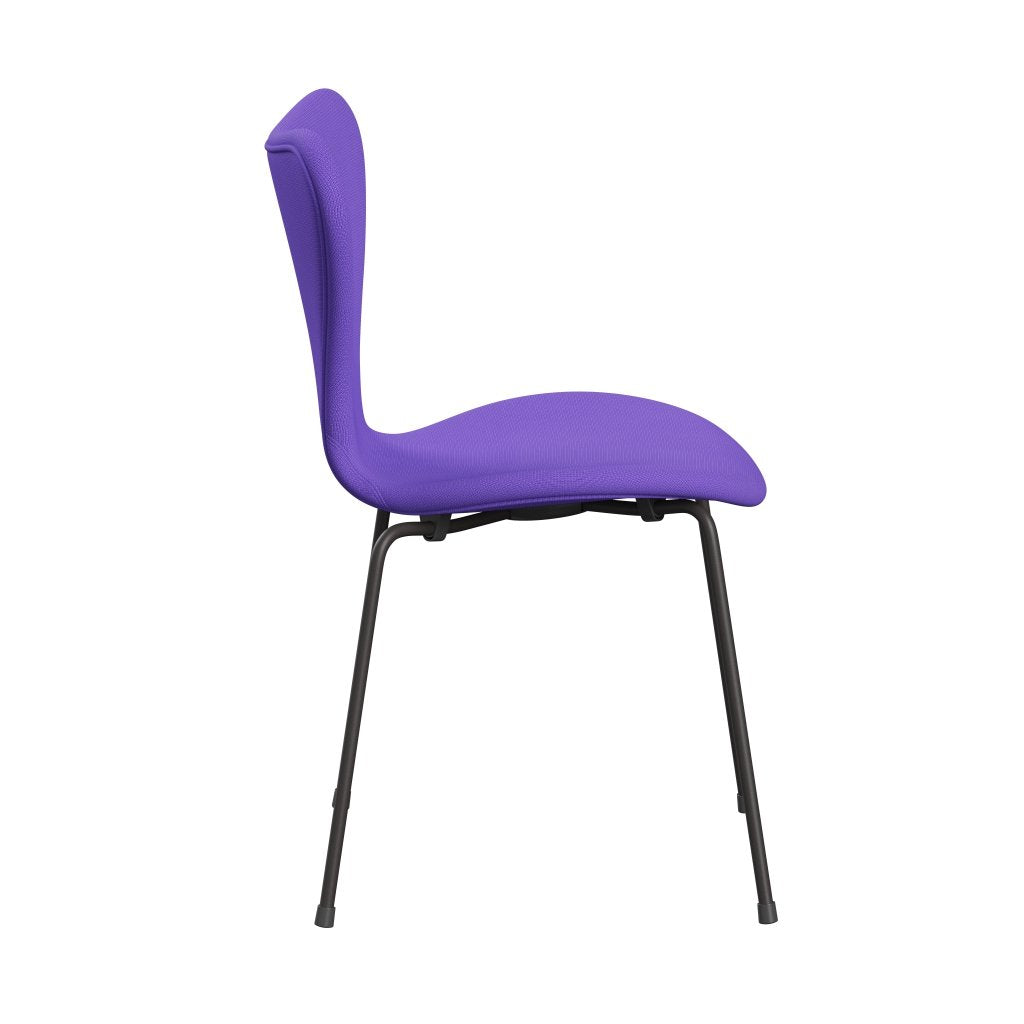 Fritz Hansen 3107 Chair Full Upholstery, Warm Graphite/Fame Violet Light