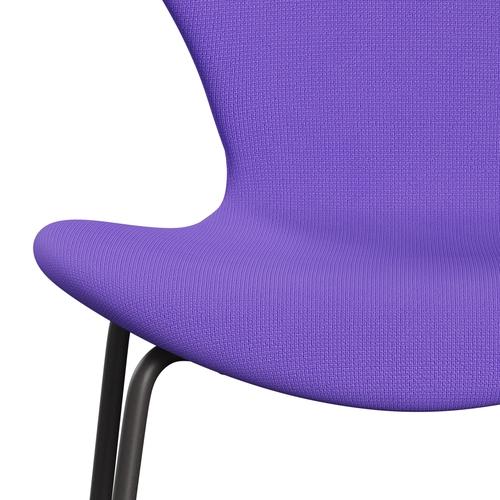 Fritz Hansen 3107 Chair Full Upholstery, Warm Graphite/Fame Violet Light