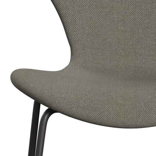 Fritz Hansen 3107 židle plné čalounění, teplý grafit/hallingdal beige