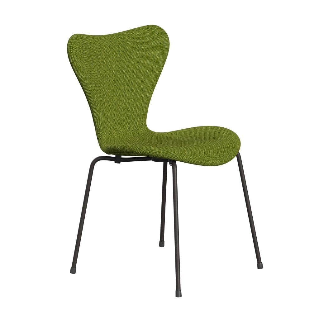 Fritz Hansen 3107 Chair Full Upholstery, Warm Graphite/Hallingdal Green