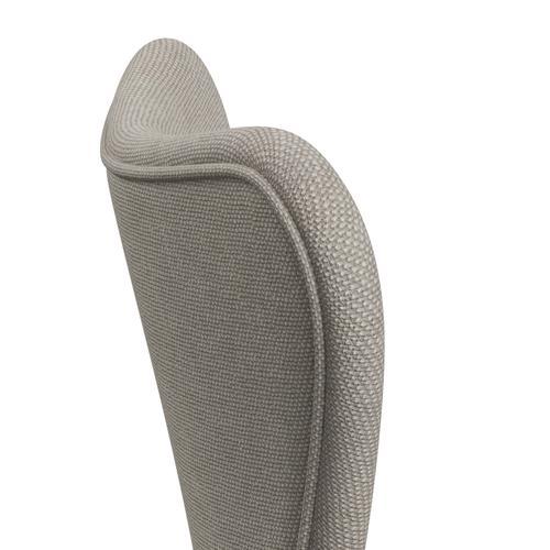 Fritz Hansen 3107 Chair Full Upholstery, Warm Graphite/Hallingdal Light Grey (Hal103)