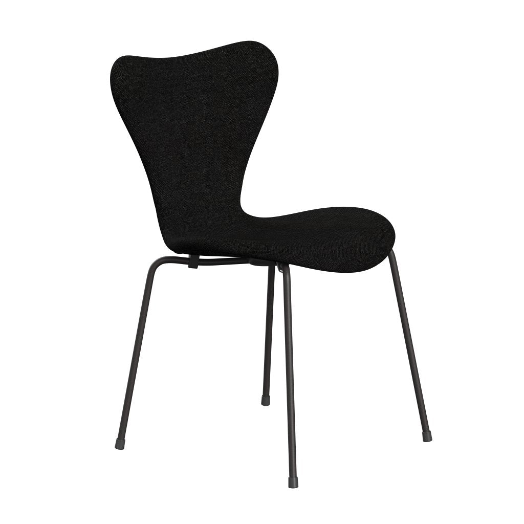 Fritz Hansen 3107 Chair Full Upholstery, Warm Graphite/Hallingdal Charcoal