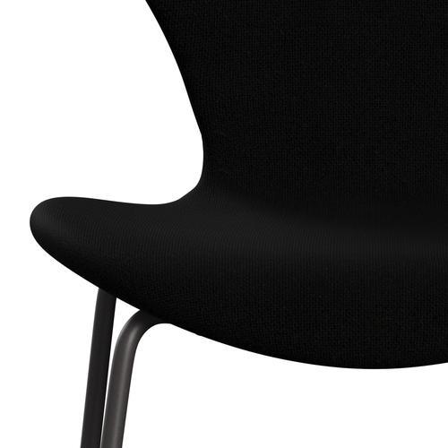 Fritz Hansen 3107 Chair Full Upholstery, Warm Graphite/Hallingdal Black