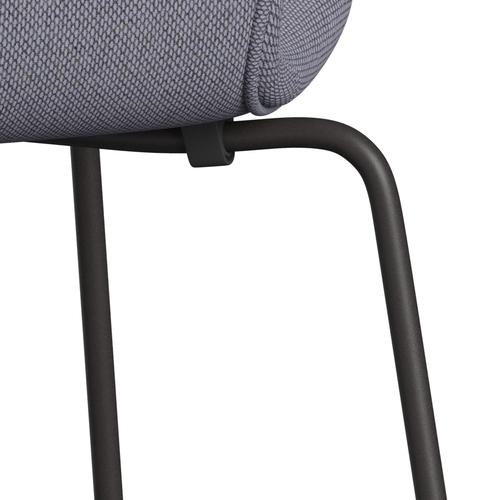 Fritz Hansen 3107 Chair Full Upholstery, Warm Graphite/Re Wool Lavender/Natural