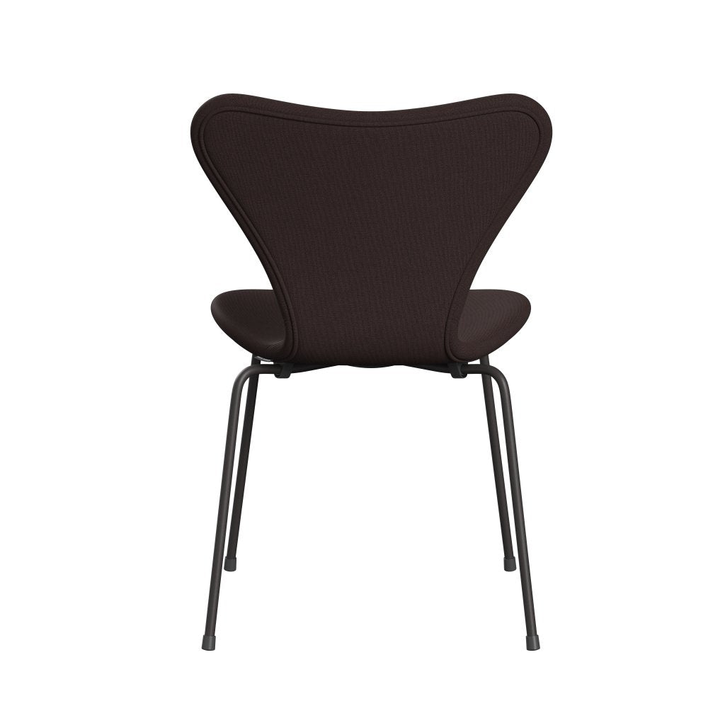 Fritz Hansen 3107 Chair Full Upholstery, Warm Graphite/Remix Dark Blue (Rem362)