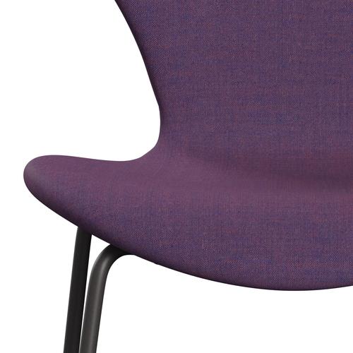 Fritz Hansen 3107 Chair Full Upholstery, Warm Graphite/Remix Violet