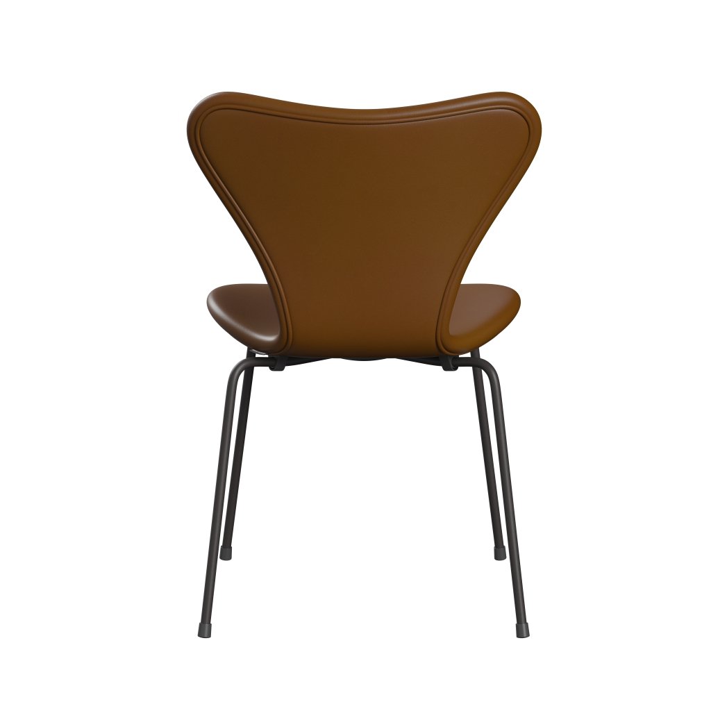 Fritz Hansen 3107 Chair Full Upholstery, Warm Graphite/Soft Walnut