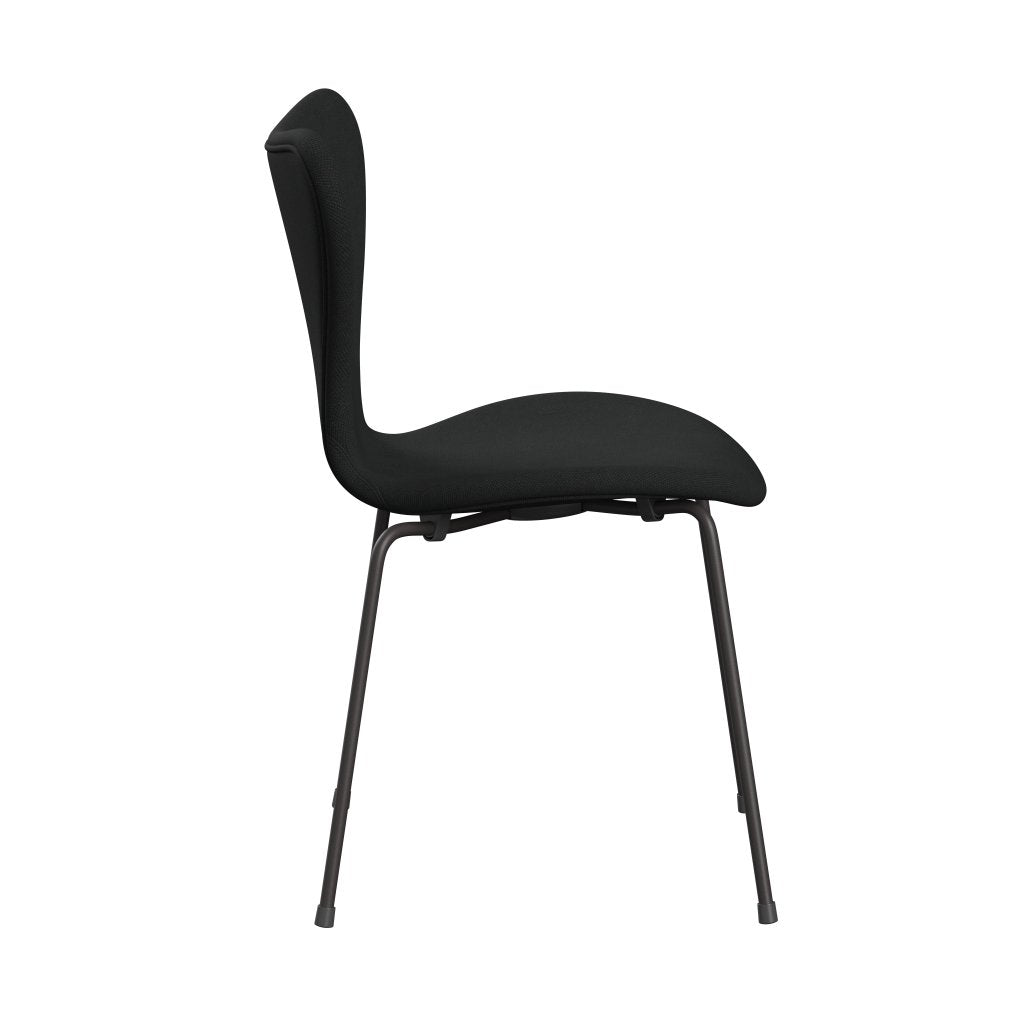 Fritz Hansen 3107 Chair Full Upholstery, Warm Graphite/Steelcut Dark Brown (Sti380)