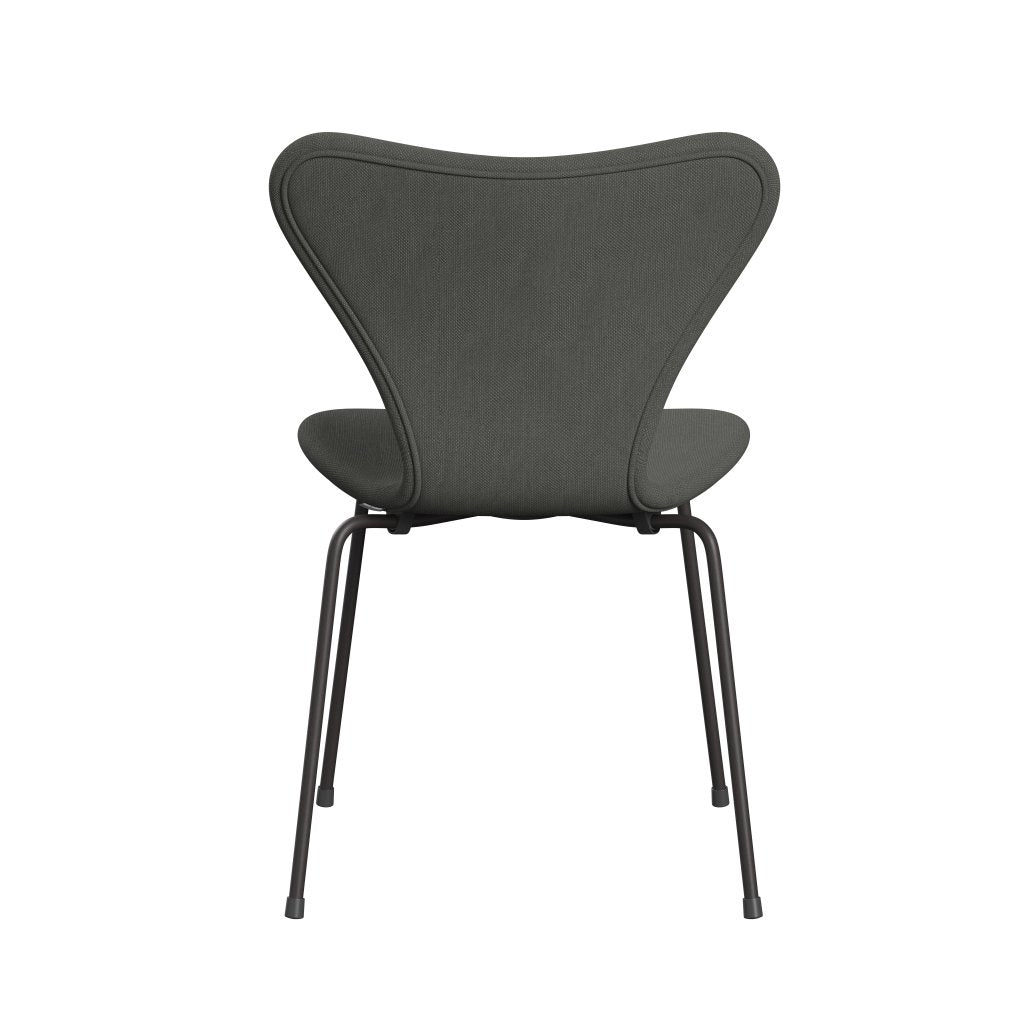 Fritz Hansen 3107 židle plné čalounění, teplý grafit/Steelcut Grey