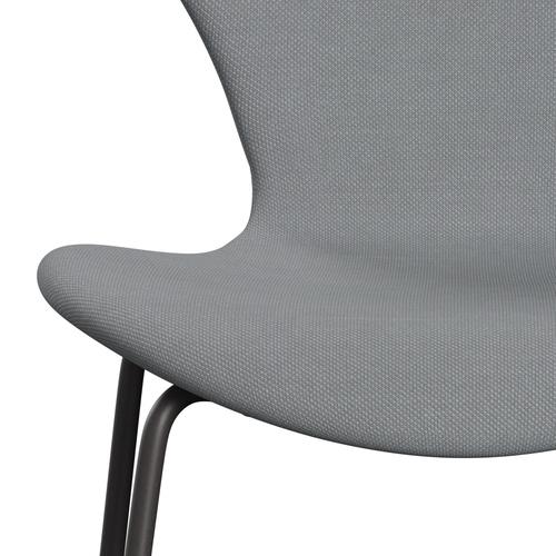 Fritz Hansen 3107 Židle plné čalounění, teplý grafit/Steelcut Light Grey