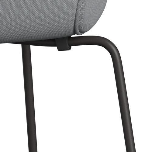 Fritz Hansen 3107 Chair Full Upholstery, Warm Graphite/Steelcut Light Grey