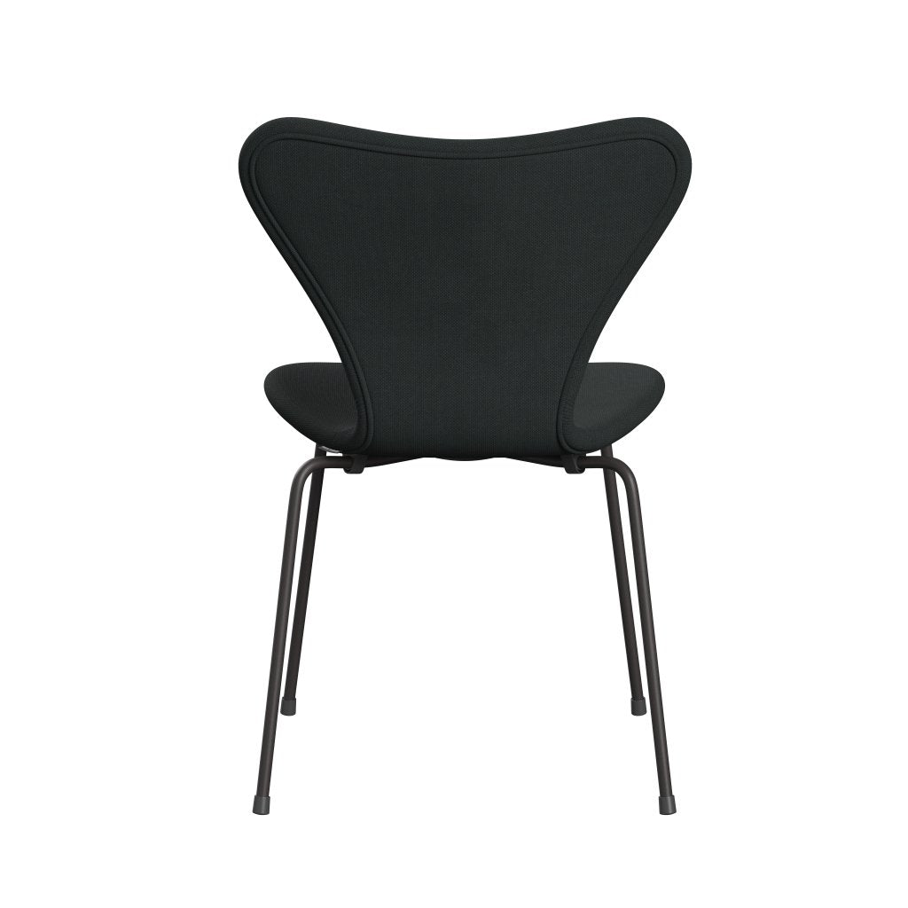 Fritz Hansen 3107 židle plné čalounění, teplé grafitové/Steelcut Charcoal