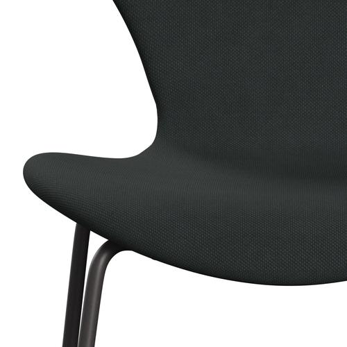 Fritz Hansen 3107 židle plné čalounění, teplé grafitové/Steelcut Charcoal