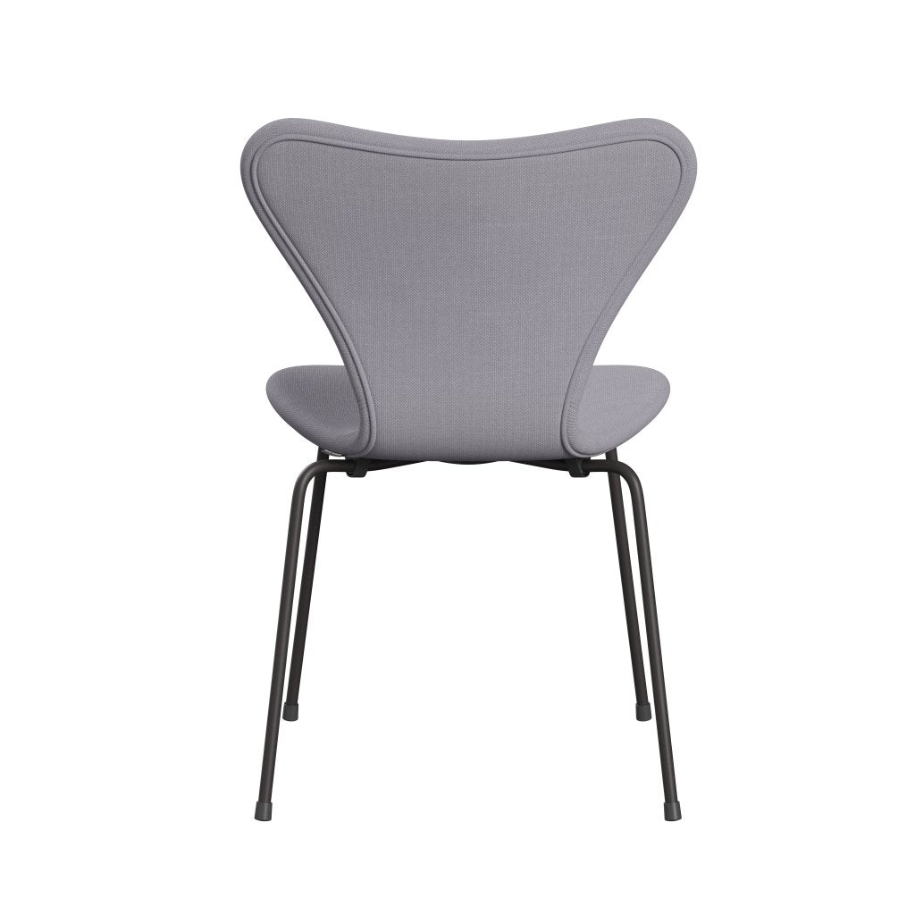 Fritz Hansen 3107 Židle plné čalounění, teplé grafitové/Steelcut Sibry Grey Light