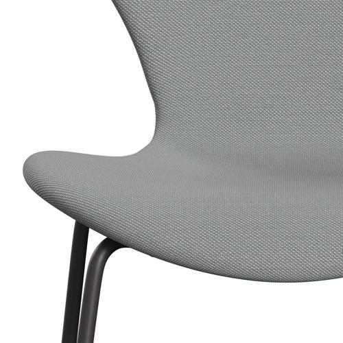 Fritz Hansen 3107 židle plné čalounění, teplé grafitové/Steelcut trio beige