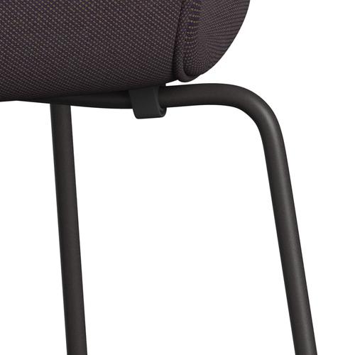 Fritz Hansen 3107 Chair Full Upholstery, Warm Graphite/Steelcut Trio Brown