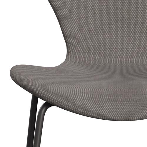 Fritz Hansen 3107 Chair Full Upholstery, Warm Graphite/Steelcut Trio Sand Dark