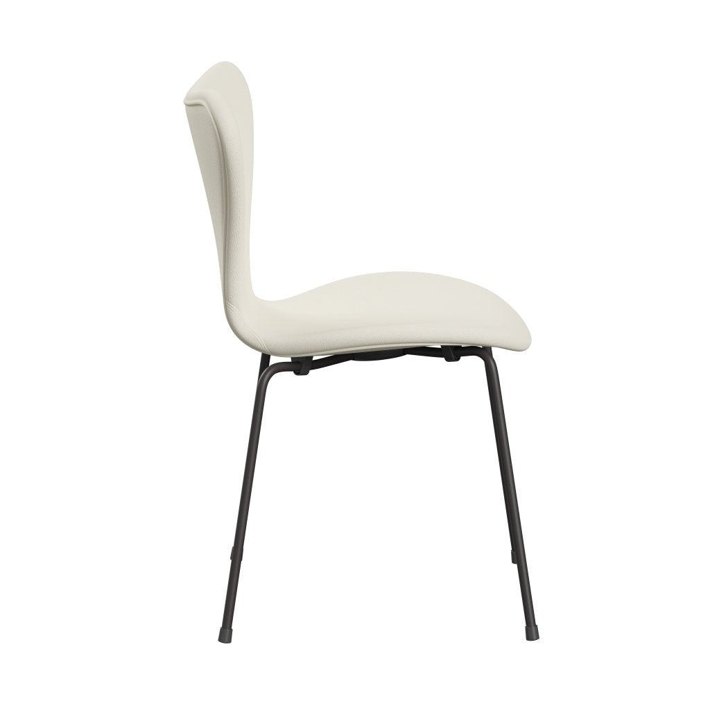 Fritz Hansen 3107 židle plné čalounění, teplý grafit/sunniva 2 crème