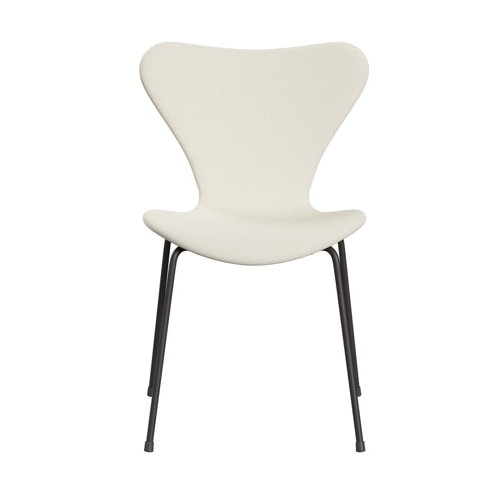 Fritz Hansen 3107 židle plné čalounění, teplý grafit/sunniva 2 crème