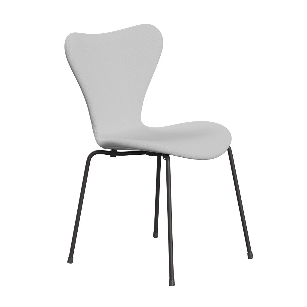 Fritz Hansen 3107 Chair Full Upholstery, Warm Graphite/Sunniva 2 Canvas Natural