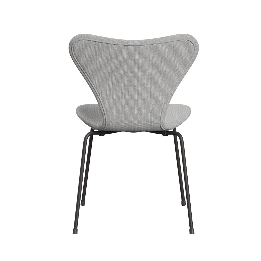 Fritz Hansen 3107 Židle plné čalounění, teplý grafit/Sunniva 2 Natural/Light Grey