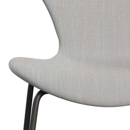 Fritz Hansen 3107 Židle plné čalounění, teplý grafit/Sunniva 2 Natural/Light Grey