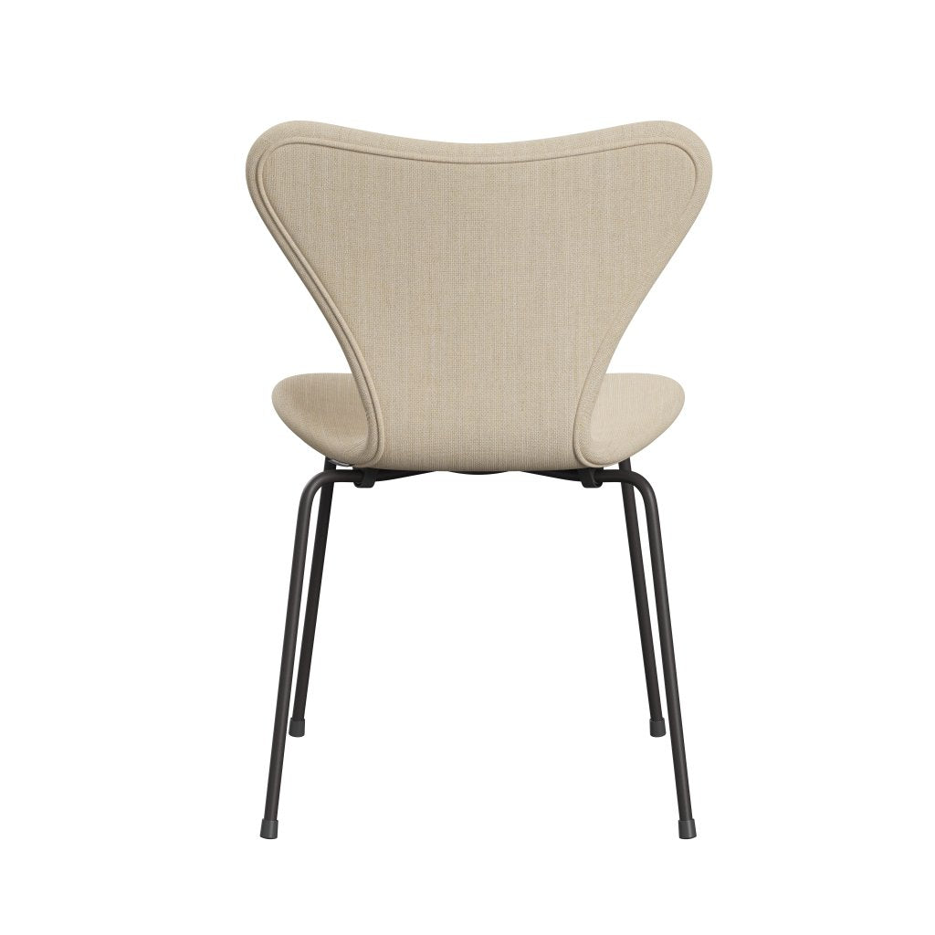 Fritz Hansen 3107 Chair Full Upholstery, Warm Graphite/Sunniva 2 Sand