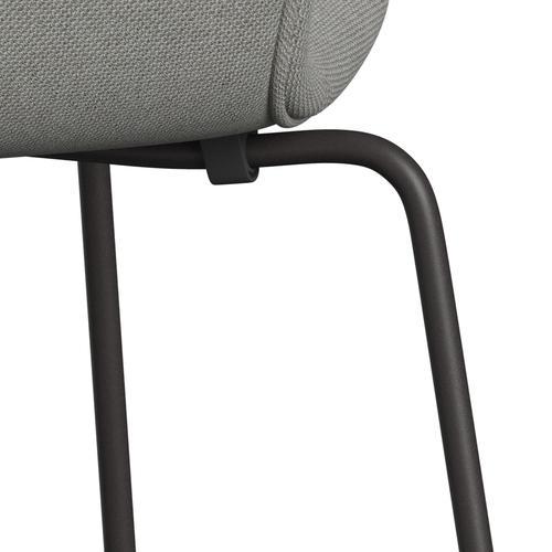 Fritz Hansen 3107 Chair Full Upholstery, Warm Graphite/Sunniva 2 Sand/Light Grey