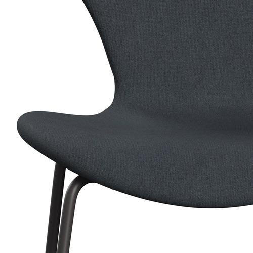 Fritz Hansen 3107 Židle plné čalounění, teplý grafit/tonus tmavě šedá