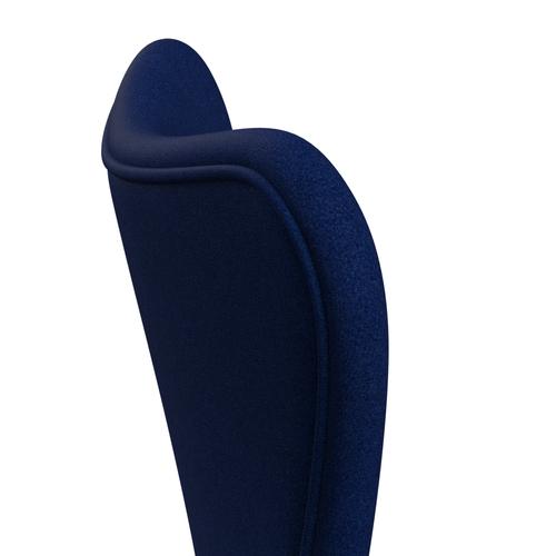 Fritz Hansen 3107 židle plné čalounění, teplý grafit/tonus Royal Blue