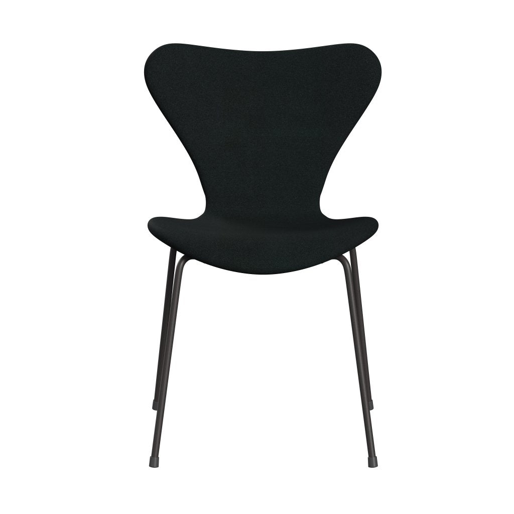 Fritz Hansen 3107 Chair Full Upholstery, Warm Graphite/Tonus Black