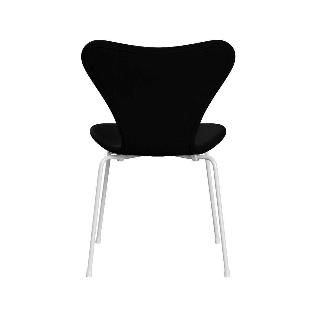 Fritz Hansen 3107 Chair Full Upholstery, White/Hallingdal Black