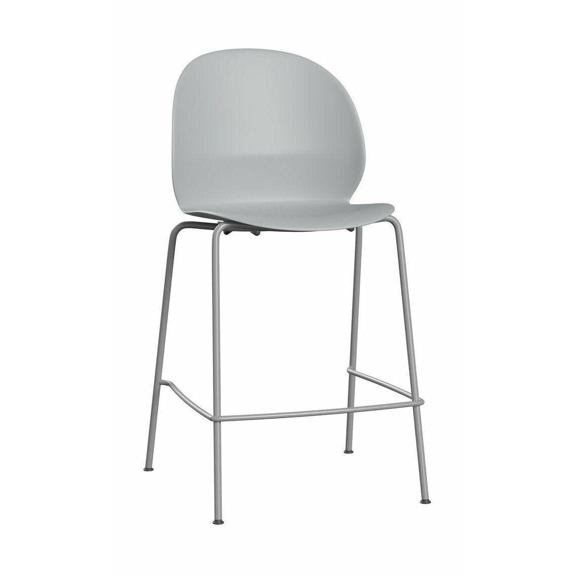 Fritz Hansen N02 Recyklace nízká barová stolička, šedá/šedá