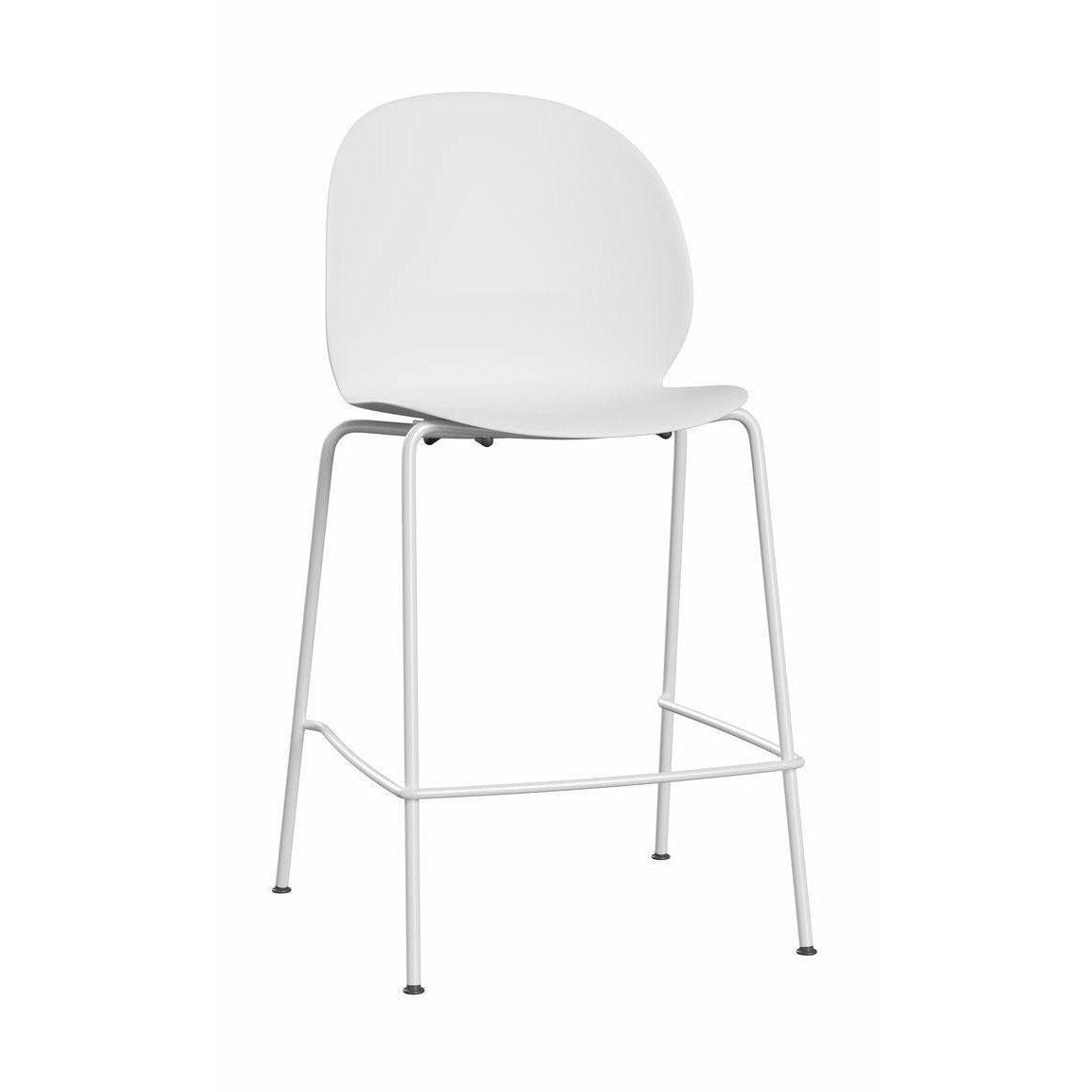 Fritz Hansen N02 Recyklace nízké barové stoličky, z bílé/off bílé
