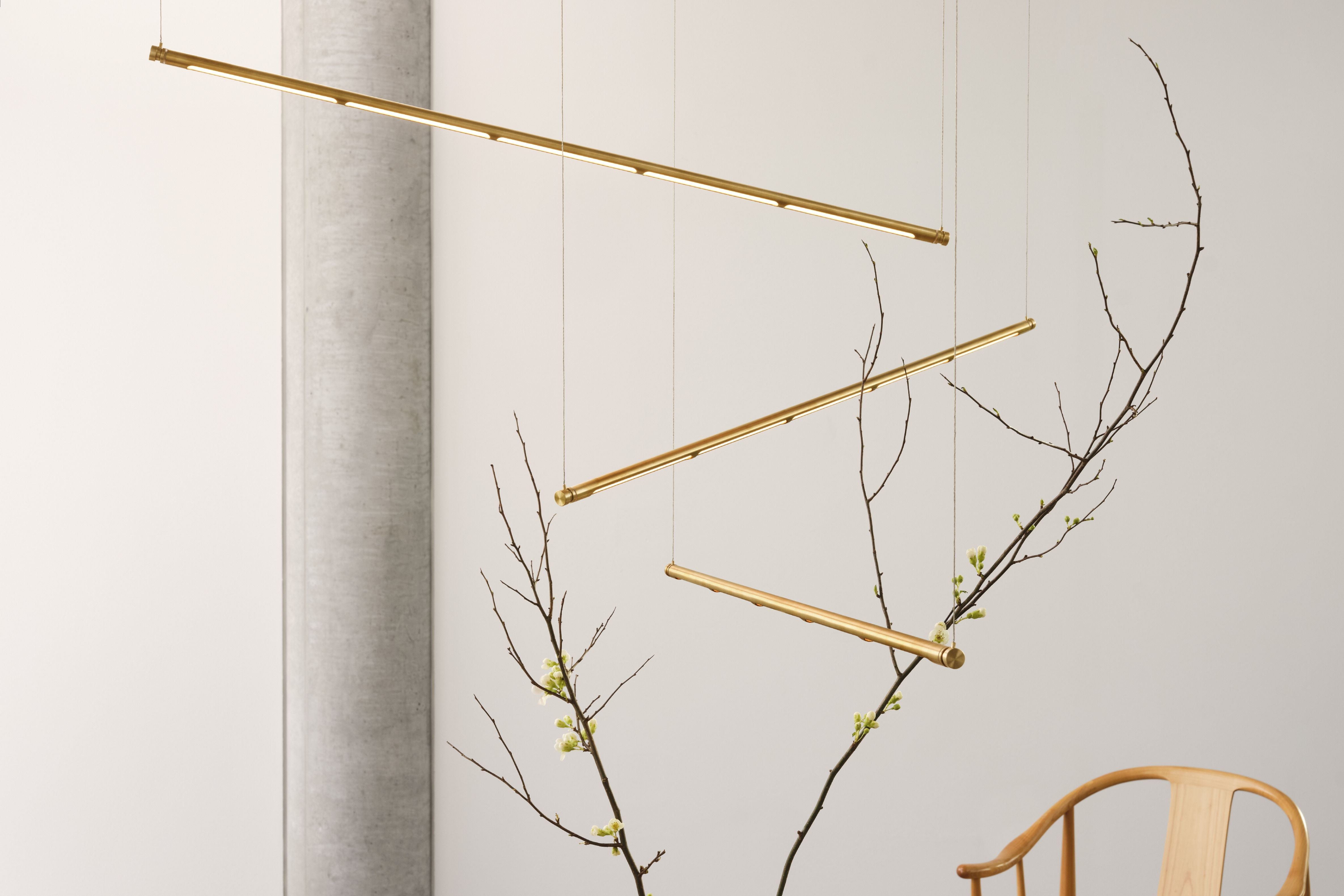 Fritz Hansen Oneline Pendant Lamp, Brass