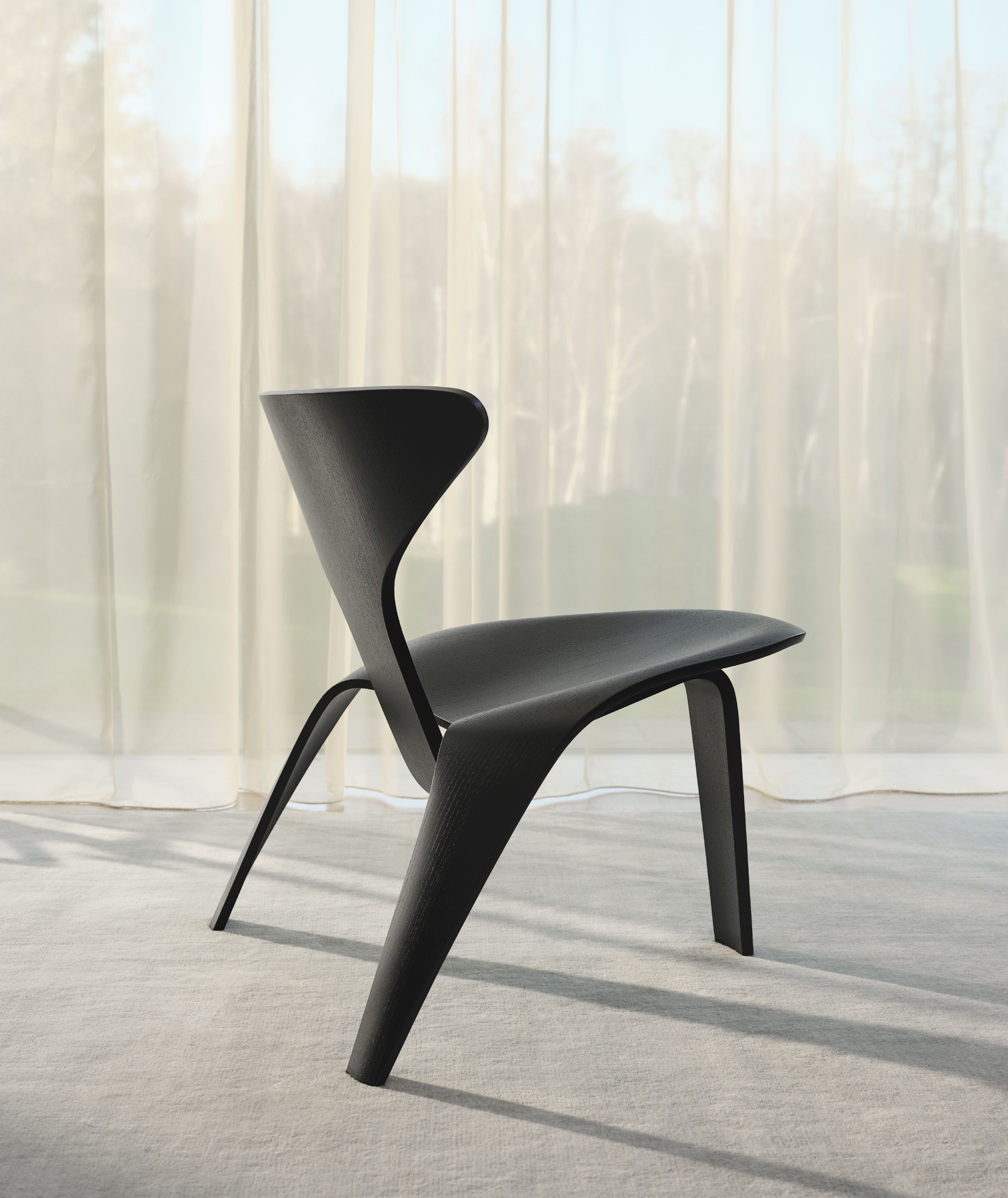 Fritz Hansen Pk0 A Lounge Chair, černá